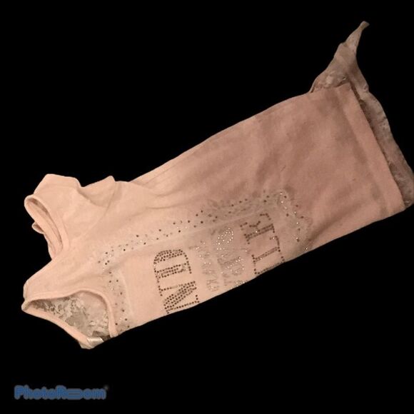 Beauties Cold Shoulder Girls Pink Blouse Size 16 - Picture 6 of 9